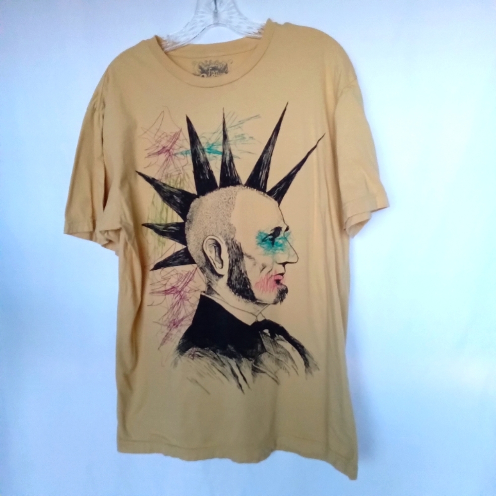 Five Crown Abe Punk Rock Mohawk T-shirt Size L